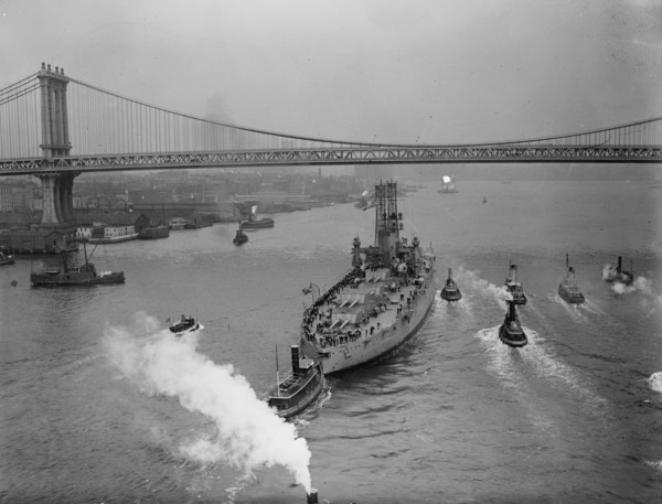WYOMING from Brooklyn Bridge, between c1910 and c1915. Creator: Bain News Service.