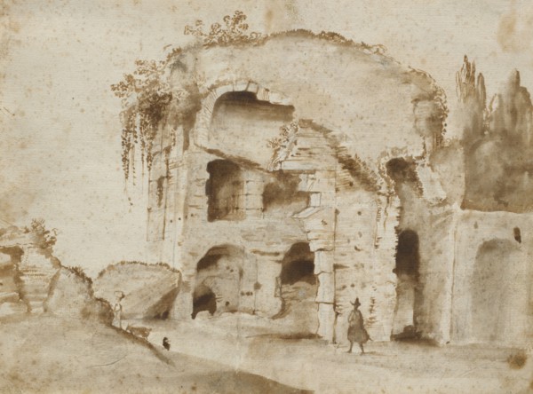 A Ruin On The Palatine Hill, 1630-35. Creator: Claude Lorrain.