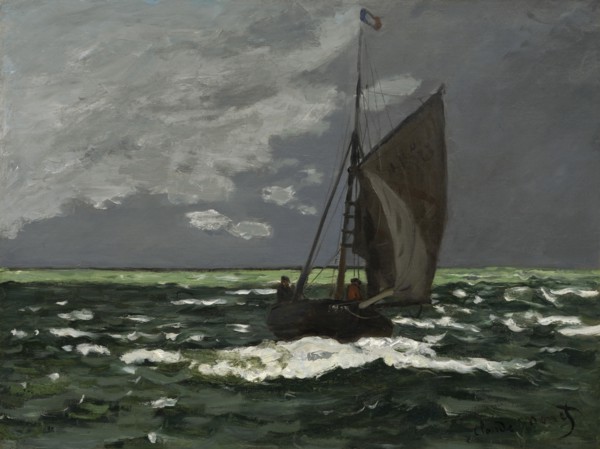 Seascape, Storm, 1866. Creator: Claude Monet.