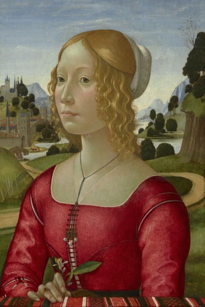 Portrait Of A Lady, c1490. Creator: Domenico Ghirlandaio.