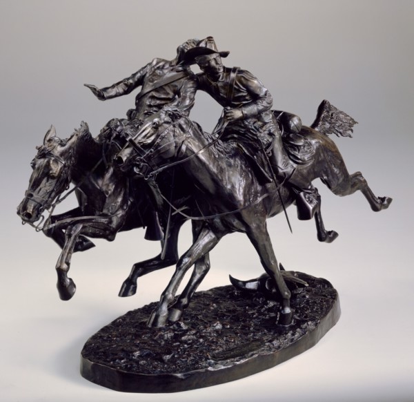 The Wounded Bunkie, 1896. Creator: Frederic Remington.
