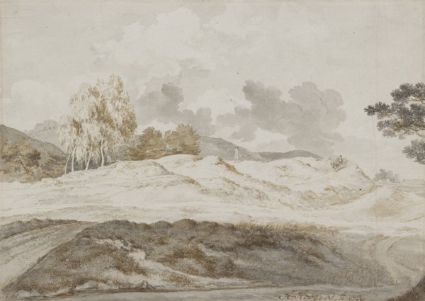 Landscape With Figures, 1786. Creator: Hendrick Hoogers.
