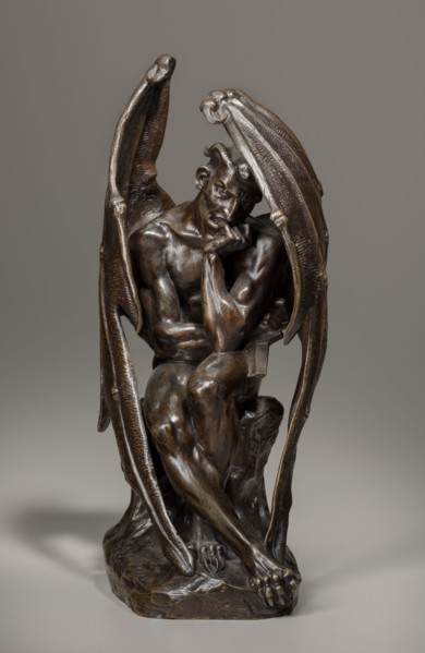 Satan Surveying The Fallen Angels, c1790. Creator: Jean-Jacques Feuchere.