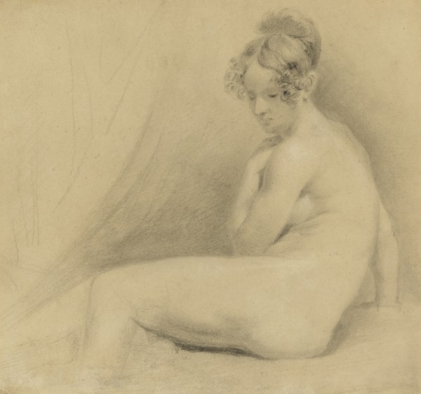 Academy Study, c1820. Creator: John Constable.