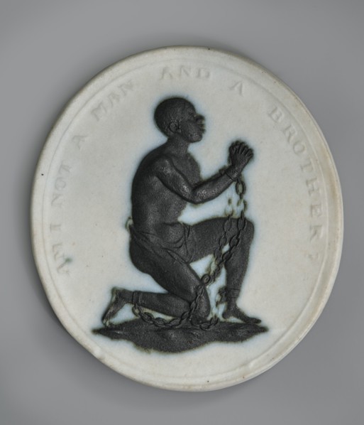 Medallion Produced For The Society For Effecting The Abolition Of The Slave Trade, c1787-1790. Creator: Josiah Wedgwood.