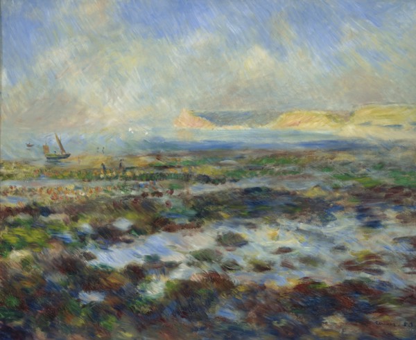 Low Tide, Yport, 1883. Creator: Pierre-Auguste Renoir.