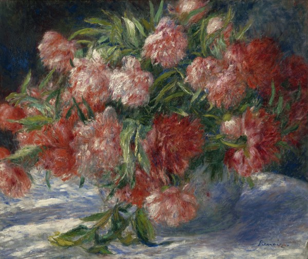 Peonies, c1880. Creator: Pierre-Auguste Renoir.