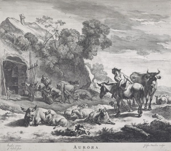 Times of Day/ Aurora, 1660. Creator: Jan de Visscher.