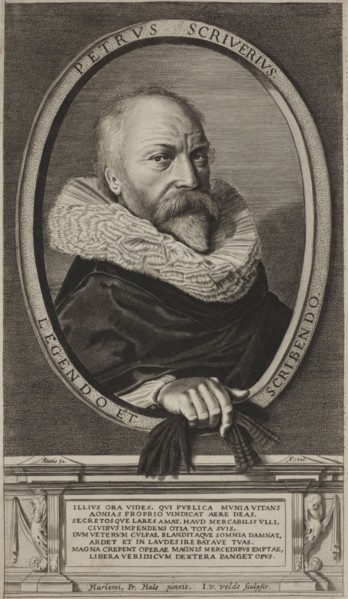 Portrait of Petrus Scriverius, 1626. Creator: Jan van de Velde II.