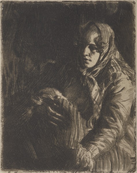 Madonna, 1900. Creator: Anders Leonard Zorn.