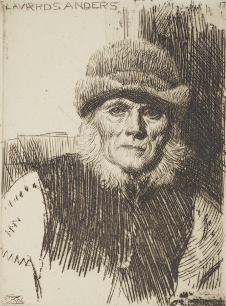 Dalecarlian peasant (Lavards Anders), 1919. Creator: Anders Leonard Zorn.
