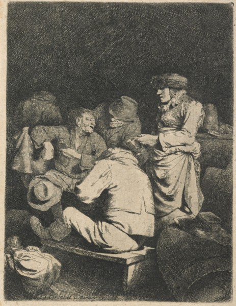 The old hostess, c. 1660. Creator: Cornelis Bega.