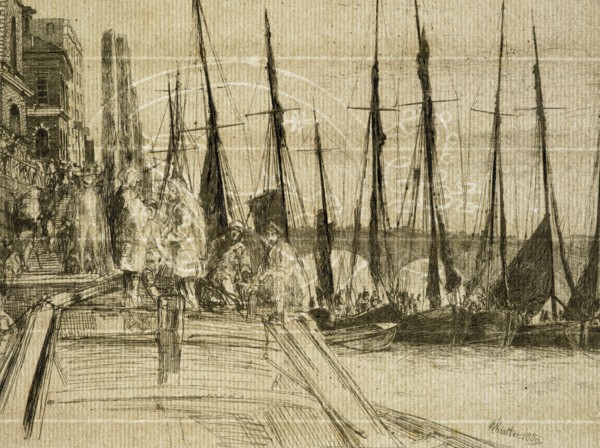 Billingsgate, 1859. Creator: James Abbott McNeill Whistler.