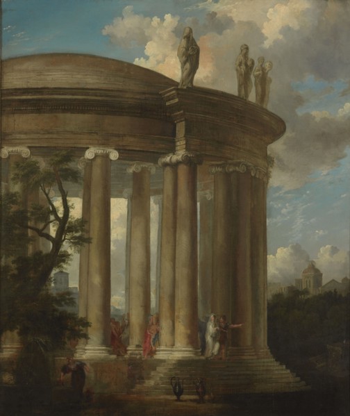 The Temple of Diana, c.1740. Creator: Giovanni Paolo Panini.