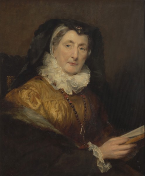 Portrait of Mrs W. Collins, 1826. Creator: Margaret Carpenter.