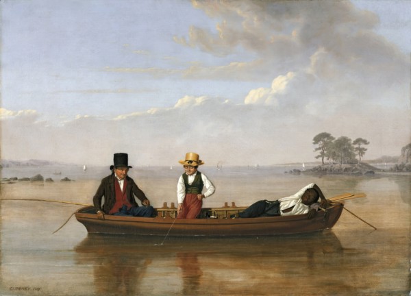 Fishing Party on Long Island Sound Off New Rochelle, 1847. Creator: James Goodwyn Clonney.