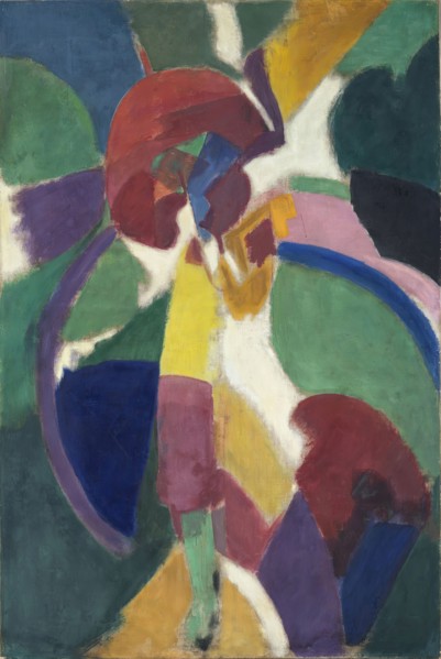 Woman with a Parasol, 1913. Creator: Robert Delaunay.