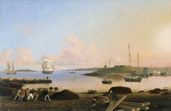 The Fort and Ten Pound Island, Gloucester, Massachusetts, 1847. Creator: Fitz Hugh Lane.