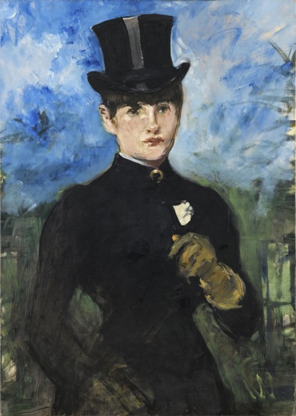 Horsewoman, Full-Face (L'Amazone), 1882. Creator: Edouard Manet.