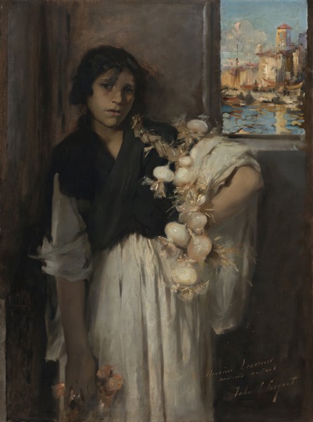 Venetian Onion Seller, 1880. Creator: John Singer Sargent.