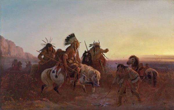 The Lost Trail, 1856. Creator: Charles Ferdinand Wimar.