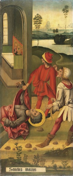 The Martyrdom of Saint Mark, 1478. Creator: Gabriel Malesskircher.