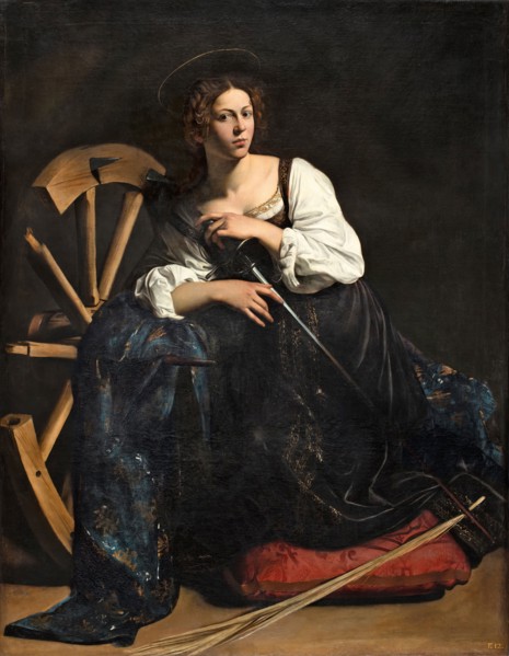 Saint Catherine of Alexandria, 1598. Creator: Michelangelo Caravaggio.