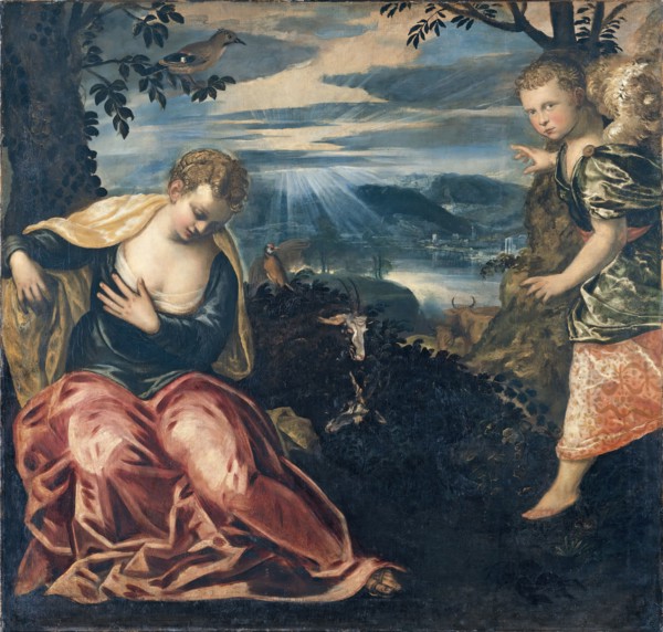 The Annunciation to Manoah's Wife, 1555. Creator: Jacopo Tintoretto.