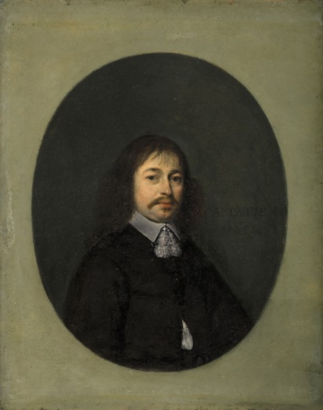 Portrait of a Man aged Forty-two, 1652. Creator: Gerard Terborch II.