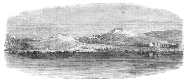 The War in New Zealand: Rangariri, from the Waikato, 1864. Creator: Unknown.
