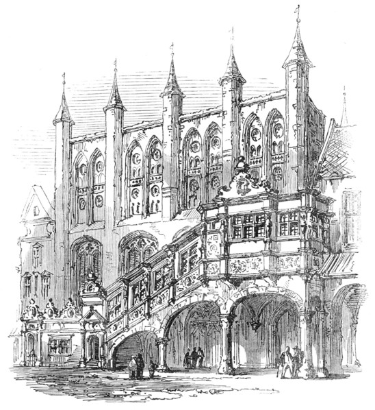 Lübeck: the Rath-Haus, 1864. Creator: Unknown.