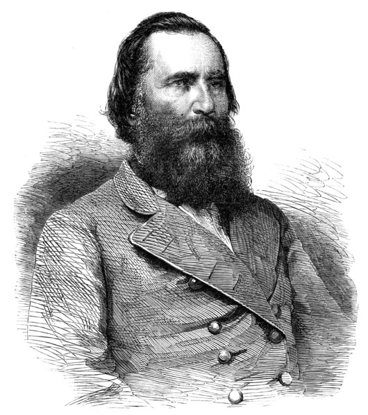 General Longstreet, of the army of the Confederate States of America - from a photograph, 1864. Creator: Unknown.