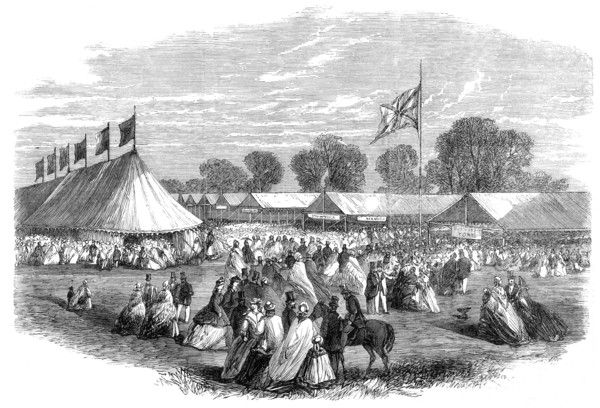 Exhibition of the West of England Agricultural Society at Clifton, 1864. Creator: Unknown.
