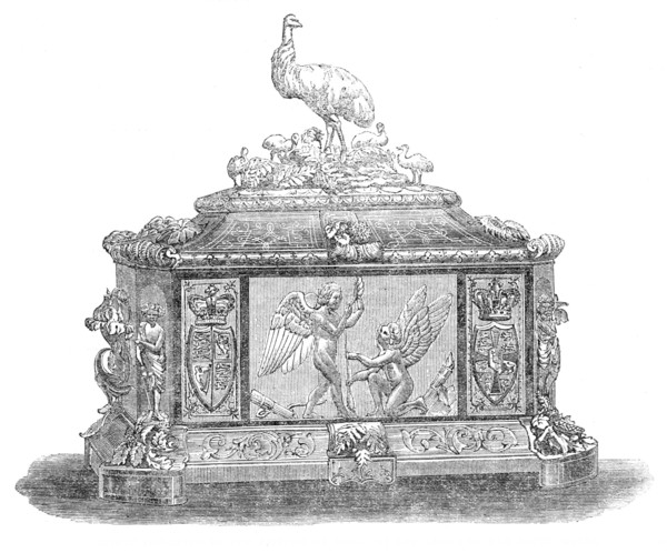 Casket presented to the Princess of Wales by the ladies of New South Wales, 1864. Creator: Unknown.