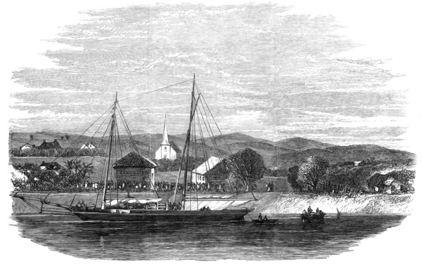 The murder of a missionary by the Maoris in New Zealand: capture of the Rev. Mr. Volkner..., 1865. Creator: Unknown.