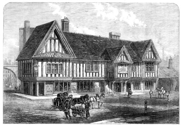 The Old Crown House, Birmingham, 1865. Creator: Unknown.