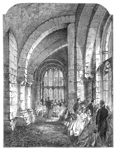 The Gloucester Music Festival: the Clerestory, Gloucester Cathedral, 1865. Creator: Unknown.