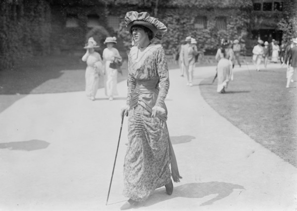 Mrs. Arthur S. Burden at Newport, 1913. Creator: Bain News Service.
