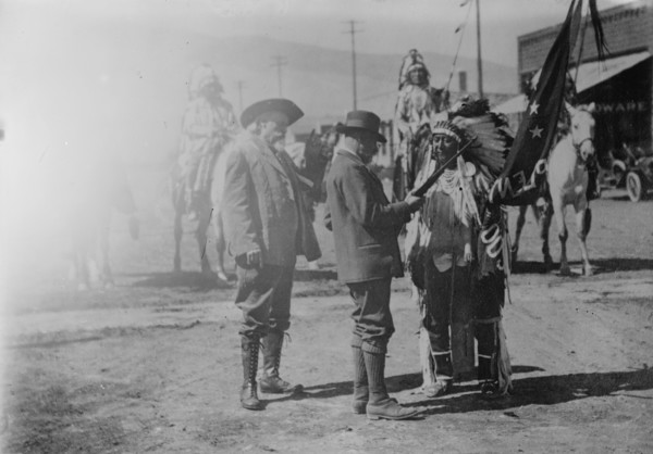 Colonel Cody & Prince of Monaco, 1913. Creator: Bain News Service.