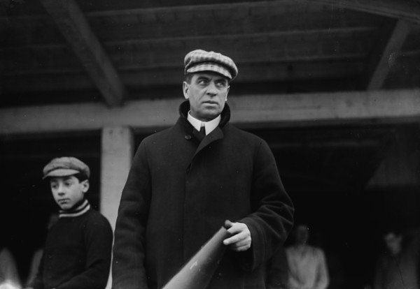 Rowing. Coach Jim Rice of Columbia with megaphone, 1910. Creator: Bain News Service.