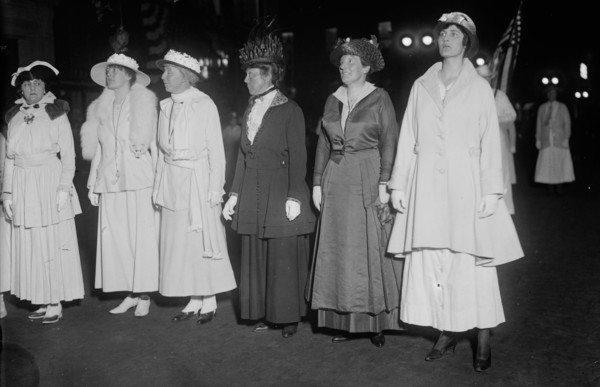 Mrs. T. Hitchcock, Lota Robinson, Mrs. Roosevelt & Miss Alexander, between c1915 and c1920. Creator: Bain News Service.