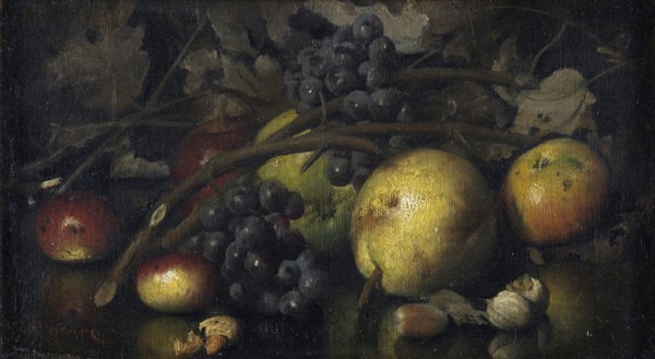 Still life with fruit, late 19th to early 20th century. Creator: Carducius Plantagenet Ream.