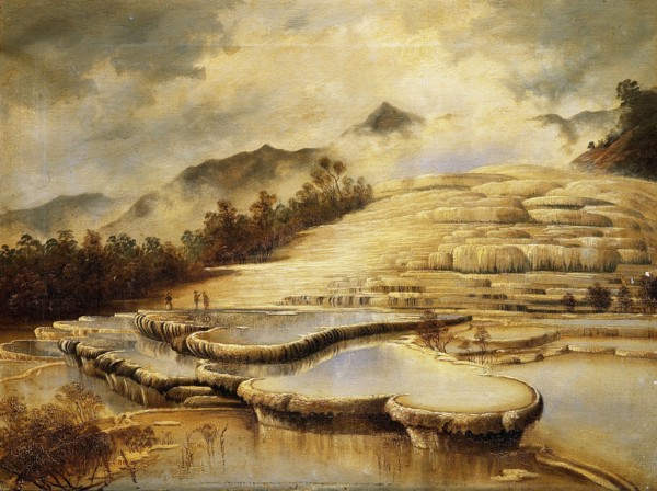 The Terraces (the white terraces), 1885. Creator: Charles Blomfield.