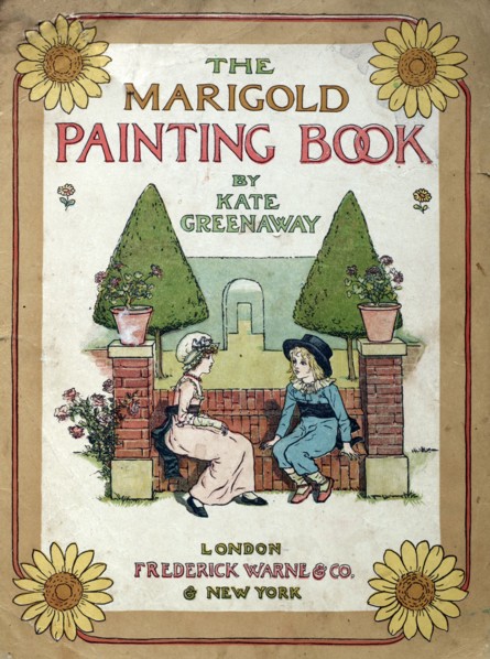 Painting Book, 'The Marigold Painting BookKate Greenaway', c1900. Creator: Catherine Greenaway.