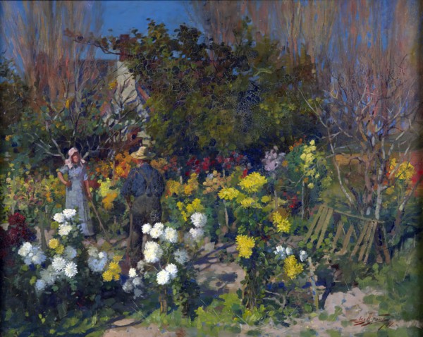 Autumn blooms, 1899. Creator: James McLauchlan Nairn.