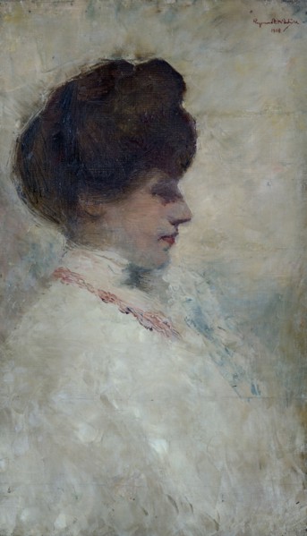 Portrait of Doris McIntyre, 1908. Creator: Raymond McIntyre.