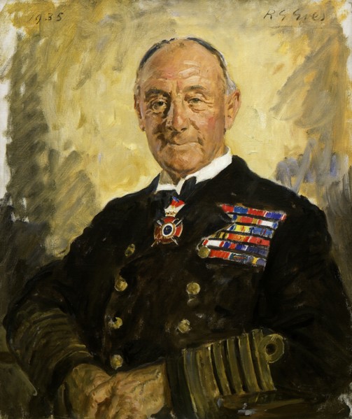 Portrait of Earl Jellicoe, 1935. Creator: Reginald Grenville Eves.