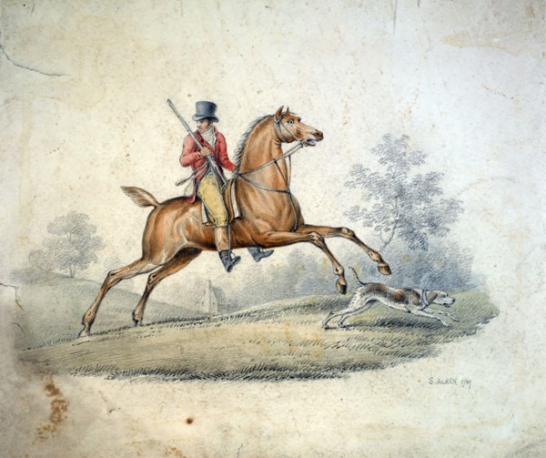 Huntsman, 1789. Creator: Samuel Alken.