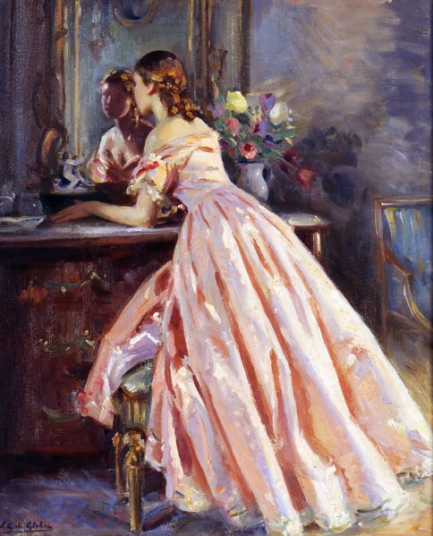 Suis-je toujours jolie?, c1928. Creator: Wilfred Gabriel de Glehn.