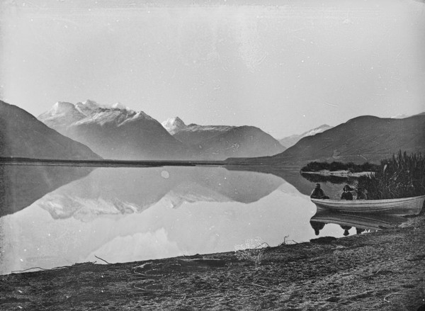 Mt Earnslaw, from Glenorchy, c1870s. Creator: Burton Brothers.